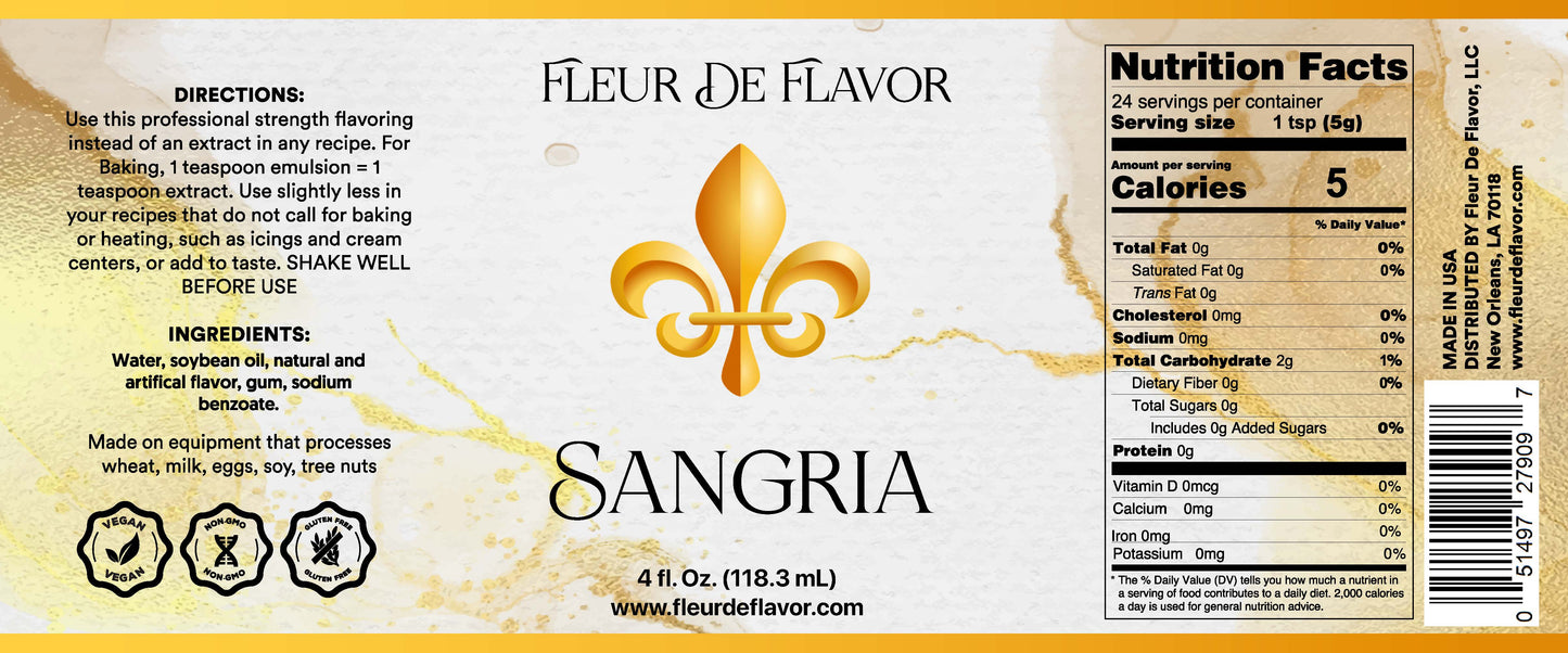 Fleur De Flavor Sangria Flavor