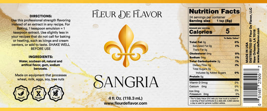 Fleur De Flavor Sangria Flavor