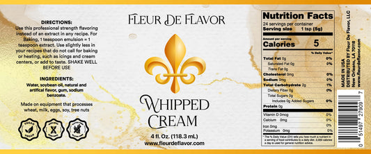 Fleur De Flavor Whipped Cream Flavor