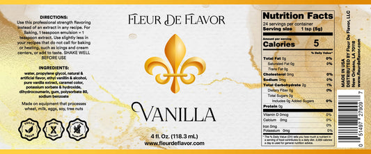 Fleur De Flavor Vanilla Flavor