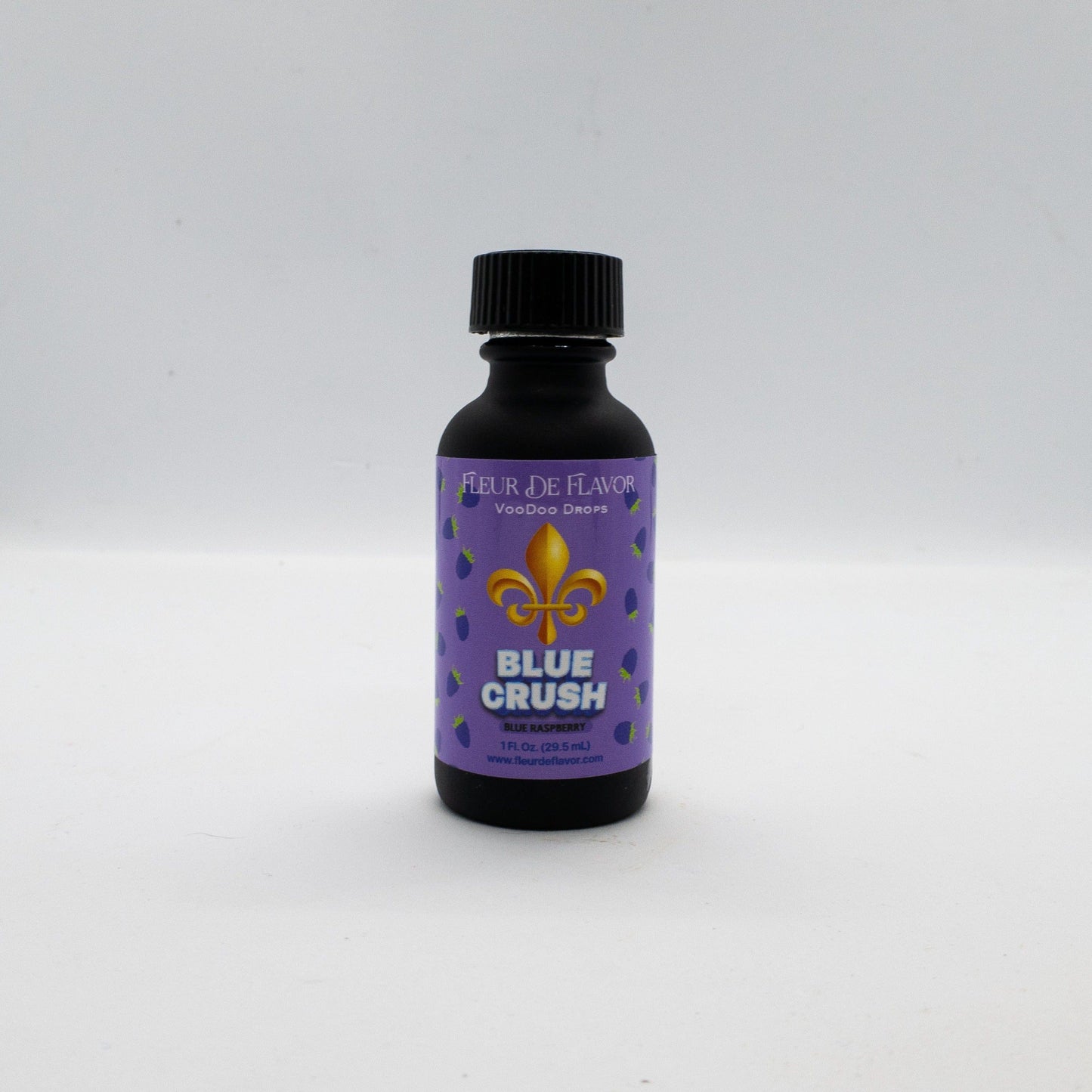 Fleur De Flavor Blue Crush VooDoo Drops – Bold Blue Raspberry Flavoring Oil for Baking, Candy, Beverages & DIY Cosmetics (1 oz)