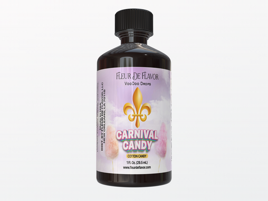 Fleur De Flavor Carnival Candy VooDoo Drops – Cotton Candy Flavoring Oil (1 oz)