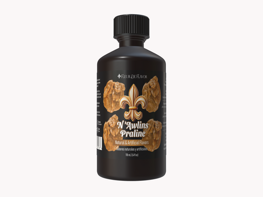 Fleur De Flavor N’Awlins Praline Emulsion – Authentic Southern Pecan Praline Flavor (4 oz)