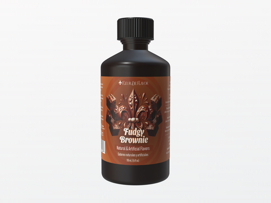 Fleur De Flavor Fudgy Brownie Emulsion – Rich Chocolate Flavor (4 oz)