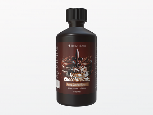 Fleur De Flavor German Chocolate Cake Emulsion – Chocolate & Coconut Flavor (4 oz)