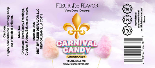 Fleur De Flavor Carnival Candy VooDoo Drops – Cotton Candy Flavoring Oil (1 oz)