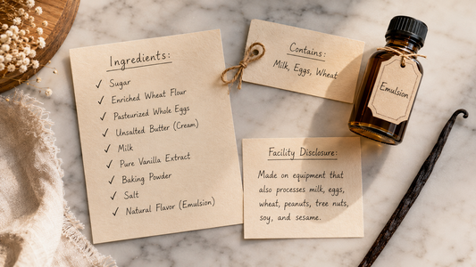 Allergen-Friendly Flavoring: What Every Cottage Baker Should Disclose