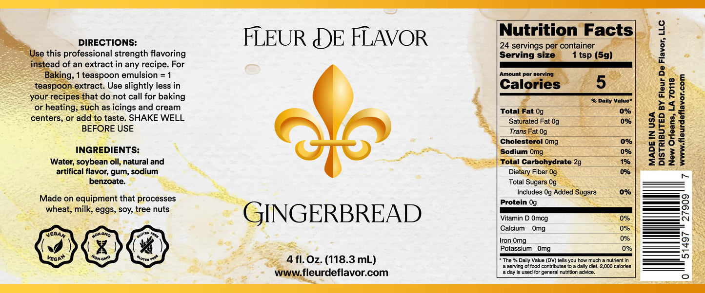 Fleur De Flavor Gingerbread Flavor