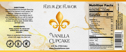 Fleur De Flavor Vanilla Cupcake Flavor