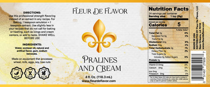 Fleur De Flavor Pralines and Cream Flavor