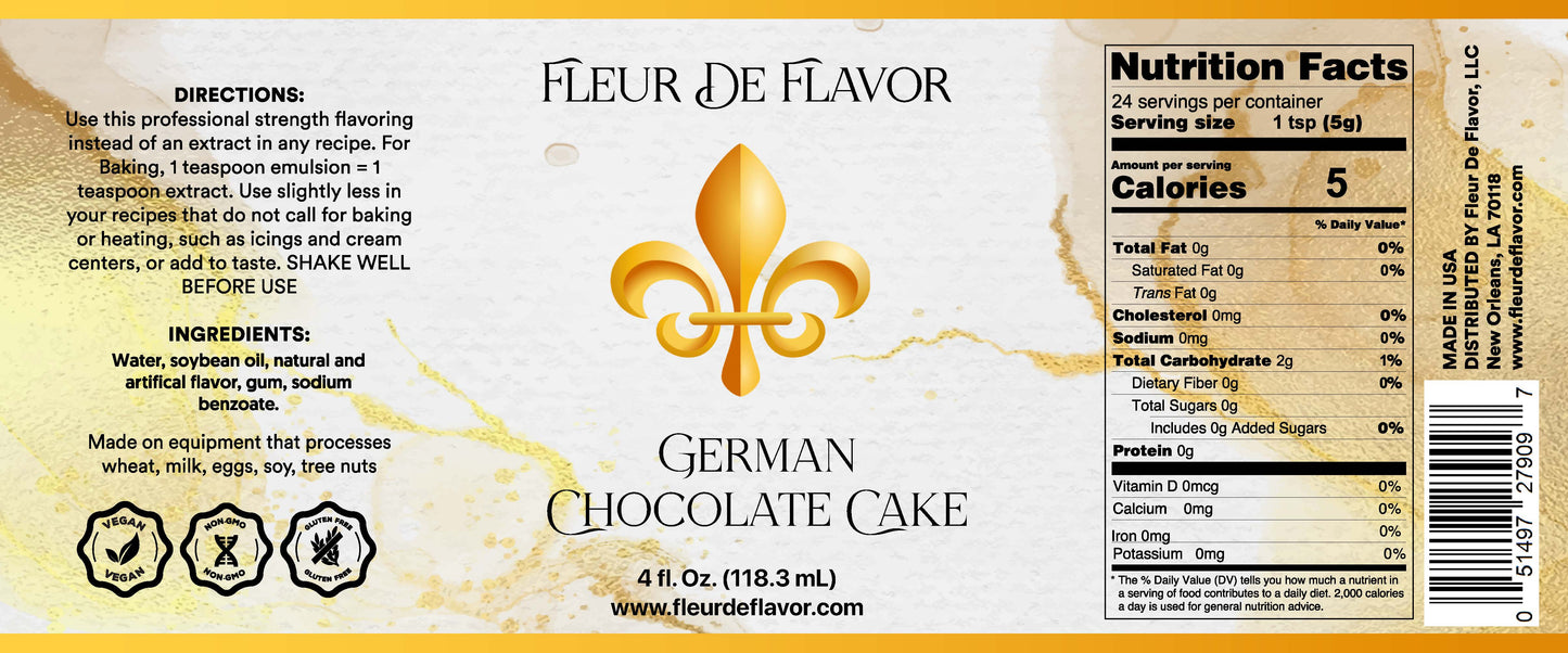 Fleur De Flavor German Chocolate Cake Flavor