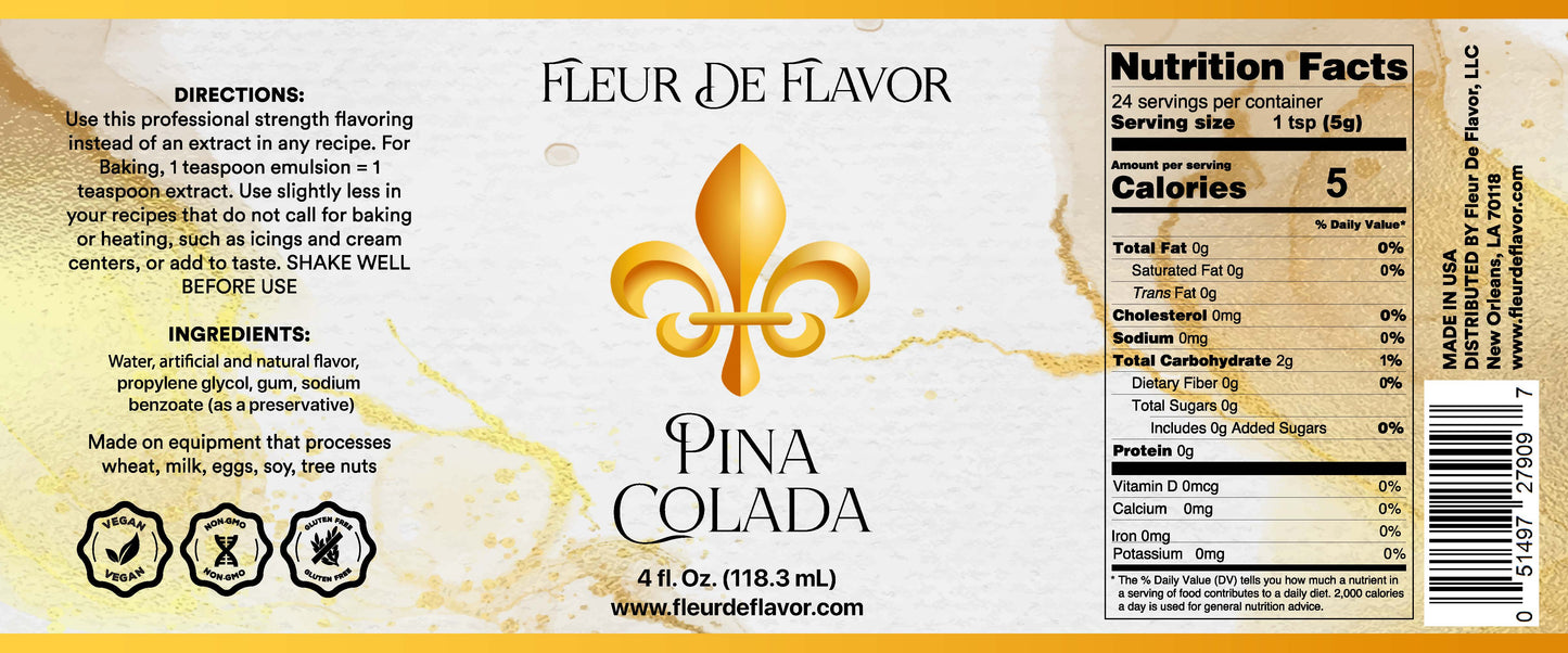 Fleur De Flavor Pina Colada Flavor