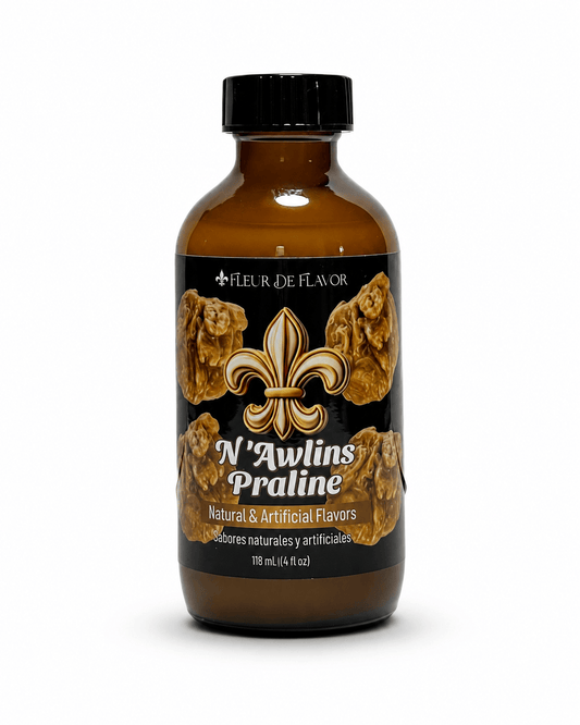 Fleur De Flavor N’Awlins Praline Emulsion – Authentic Southern Pecan Praline Flavor (4 oz)