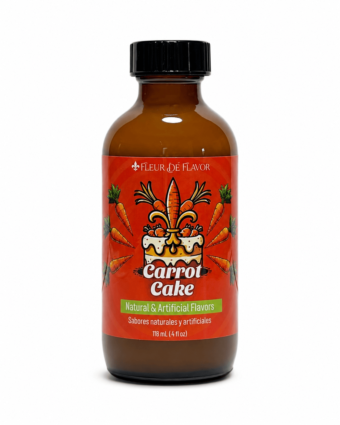 Fleur De Flavor Carrot Cake Emulsion – Spiced Cake Flavor (4 oz)