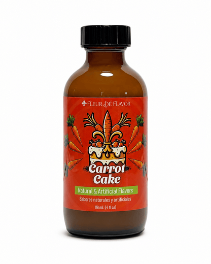 Fleur De Flavor Carrot Cake Emulsion – Spiced Cake Flavor (4 oz)