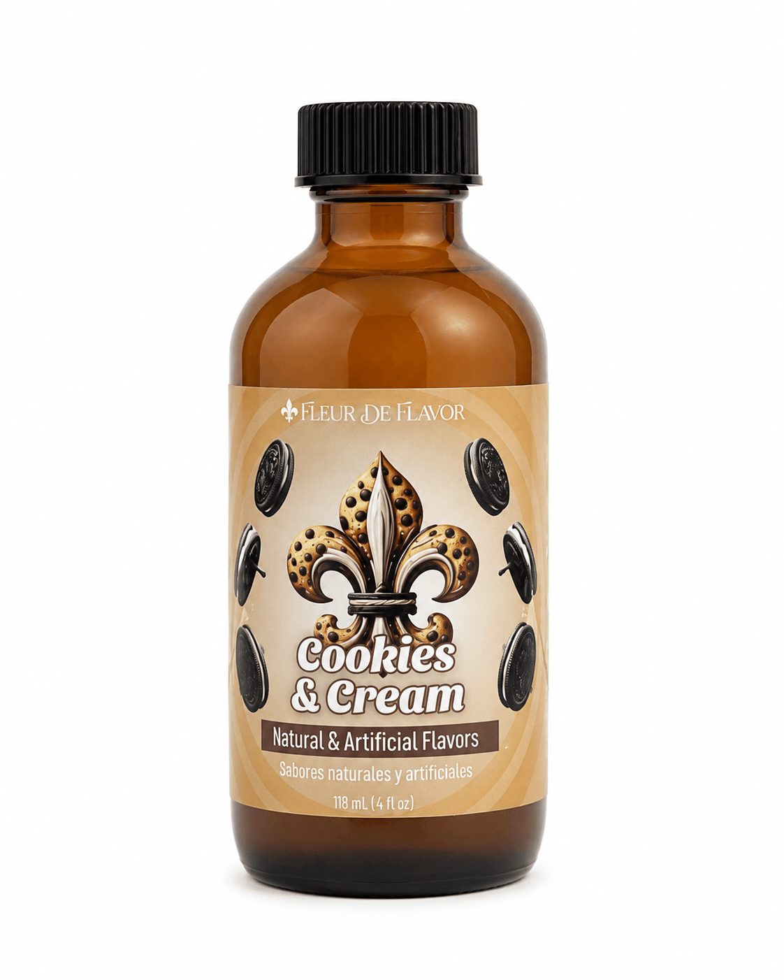 Fleur De Flavor Cookies & Cream Emulsion – Oreo-Inspired Flavor (4 oz)