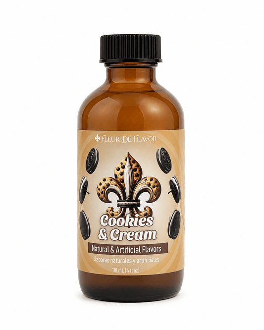 Fleur De Flavor Cookies & Cream Emulsion – Oreo-Inspired Flavor (4 oz)