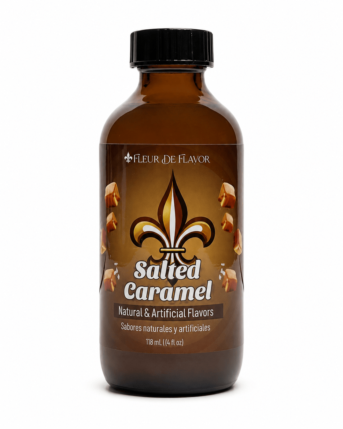Fleur De Flavor Salted Caramel Emulsion – Buttery Caramel with a Touch of Sea Salt (4 oz)