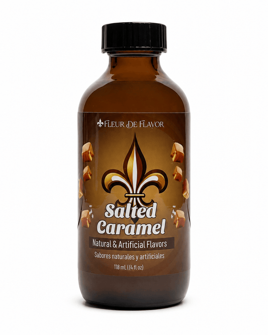 Fleur De Flavor Salted Caramel Emulsion – Buttery Caramel with a Touch of Sea Salt (4 oz)