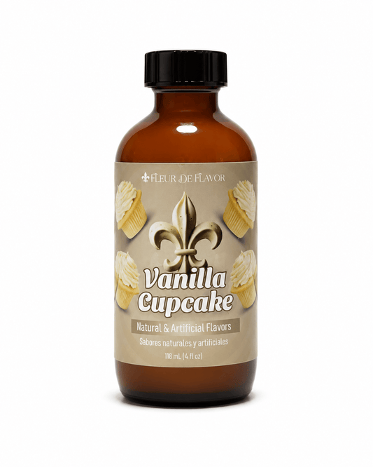 Fleur De Flavor Vanilla Cupcake Emulsion – Classic Bakery Sweetness in Every Drop (4 oz)