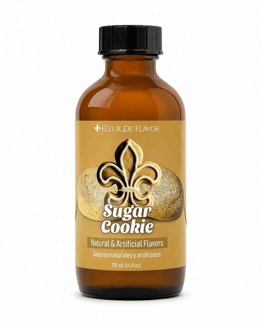 Fleur De Flavor Sugar Cookie Emulsion – Soft-Baked Vanilla Butter Flavor (4 oz)