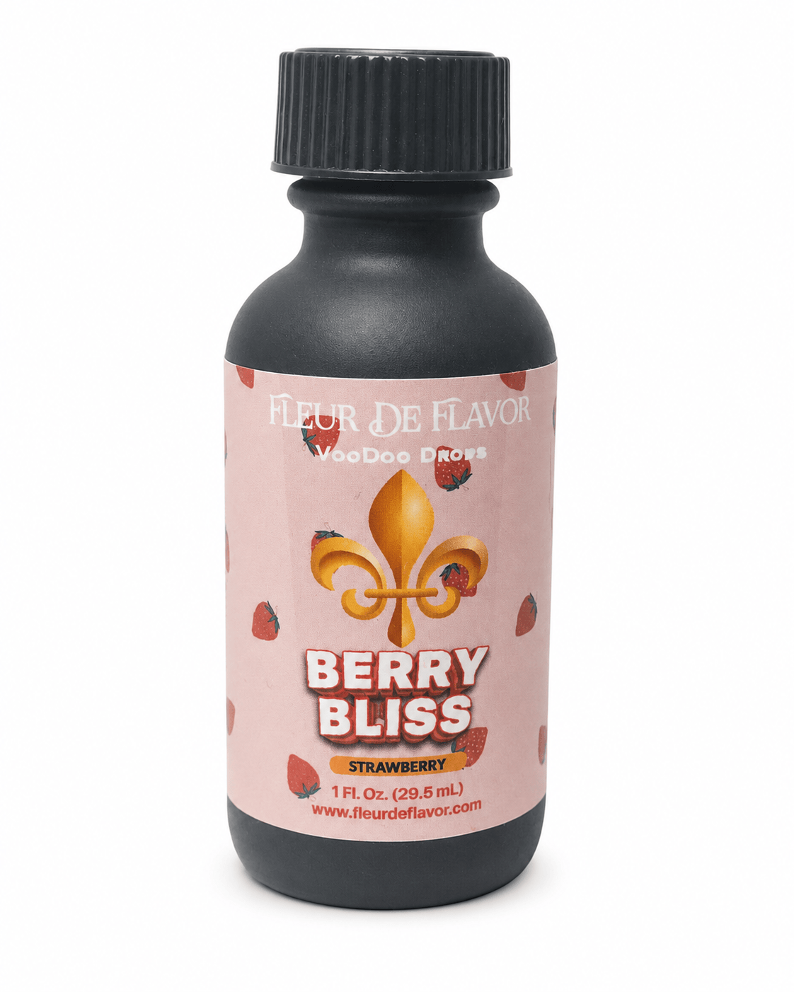 Fleur De Flavor Berry Bliss VooDoo Drops – Sweet, Juicy Strawberry Flavoring Oil for Baking, Candy, Beverages & DIY Cosmetics (1 oz)
