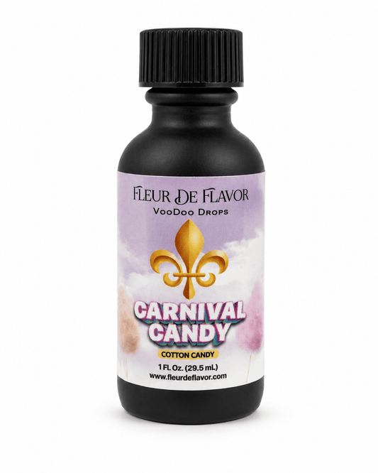 Fleur De Flavor Carnival Candy VooDoo Drops – Cotton Candy Flavoring Oil (1 oz)