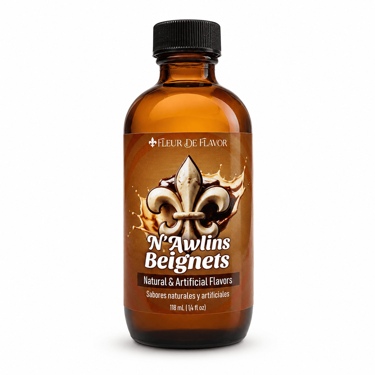 Fleur De Flavor N’Awlins Beignets Flavor Emulsion – Café-Style Beignet Flavor (4 oz)