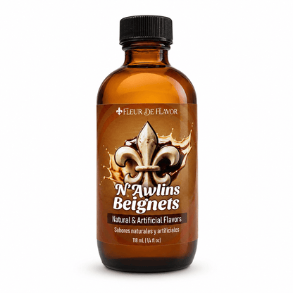 Fleur De Flavor N’Awlins Beignets Flavor Emulsion – Café-Style Beignet Flavor (4 oz)