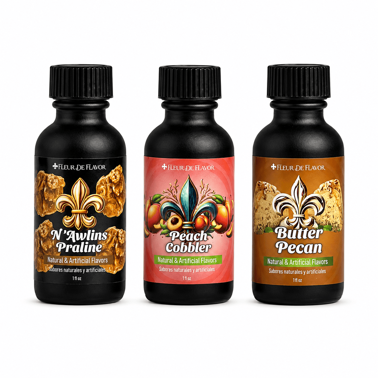 Southern Comfort Collection - Butter Pecan, N'Awlins Praline & Peach Cobbler (1 oz Emulsion Trio)