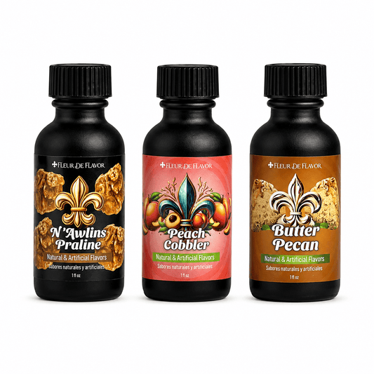 Southern Comfort Collection - Butter Pecan, N'Awlins Praline & Peach Cobbler (1 oz Emulsion Trio)