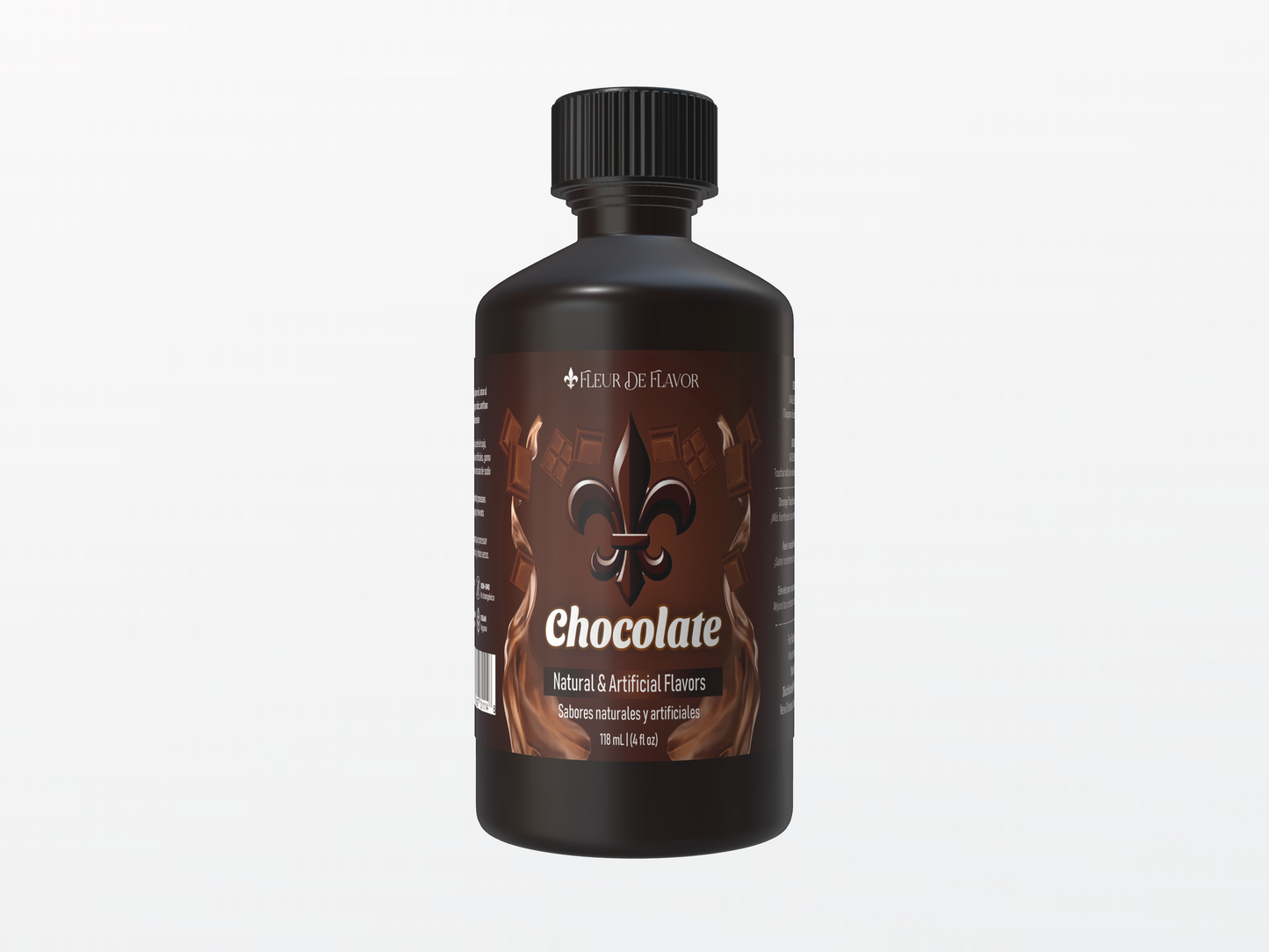 Fleur De Flavor Chocolate Emulsion – Decadent, Rich Cocoa Flavor for Baking & Beverages (4 oz)