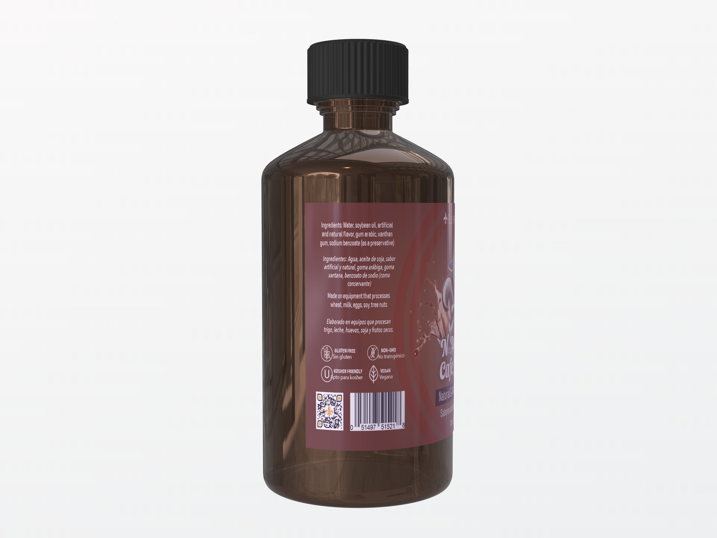 Fleur De Flavor N’Awlins Café Latte Flavor Emulsion – New Orleans Coffeehouse-Inspired Flavor for Baking, Beverages & Desserts (4 oz)