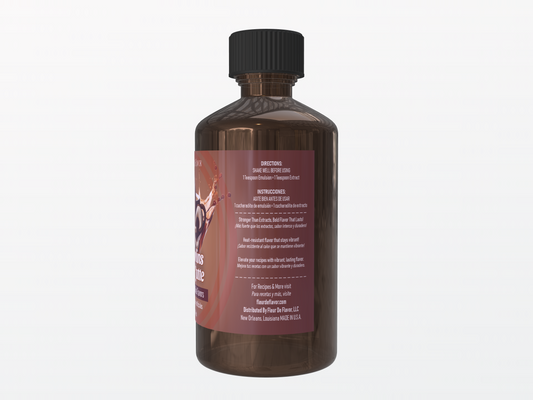 Fleur De Flavor N’Awlins Café Latte Flavor Emulsion – New Orleans Coffeehouse-Inspired Flavor for Baking, Beverages & Desserts (4 oz)