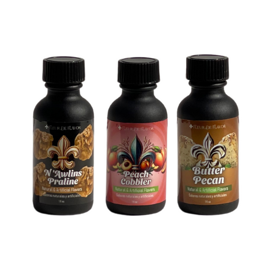 Southern Comfort Collection - Butter Pecan, N'Awlins Praline & Peach Cobbler (1 oz Emulsion Trio)